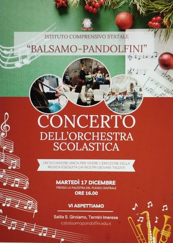 mini Concerto di Natale dellorchestra scolastica